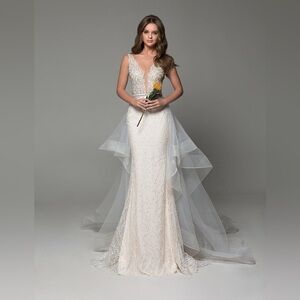 [New] Eva Lendel Aelin White Bridal Gown Wedding Dress